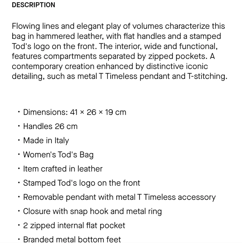 Tod's Medium Apa Leather Tote Burgundy - Picture 8 of 14